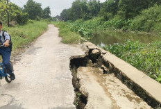 Jalan Karya Jaya Lebong Gajah Rusak Parah dan Nyaris Putus