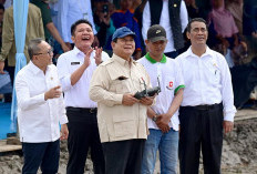 Presiden Prabowo Tebar Benih Padi Dengan Teknologi  Drone