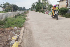 Batu Pembatas Jalan Banyak Yang Terlepas