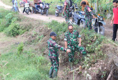 Dandim 0426/Tulang Bawang Tinjau Lokasi TMMD ke-125 