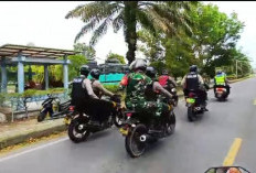 Personel Gabungan Polres dan Kodim OKI Patroli Skala Besar 