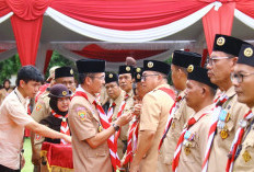 APEL HARI PRAMUKA KE-64 DI PALEMBANG,  Walikota: Pramuka Bentuk Generasi Kuat dan Berakhlak