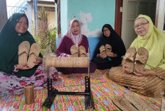 Unik, Sandal dari Eceng Gondok, Harus Rela Antri