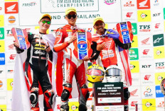 CBR250RR tak Terbendung di ARRC Buriram, Herjun Raih Podium Tertinggi