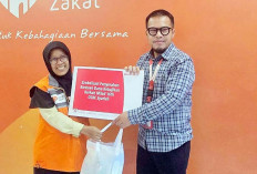 OCBC Syariah Palembang dan Rumah Zakat Tebar Keberkahan Lewat 200 Paket Sembako