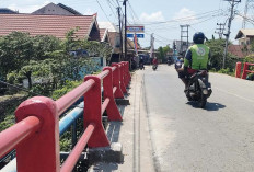 Besi Jembatan Lettu Karim Kadir Gandus Telah Diperbaiki