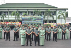 Penyerahan Pasukan Danrem 043/Gatam Siap Lanjutkan Tugas