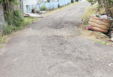 Jalan Menuju SD Negeri 18 Palembang Banyak Lubang