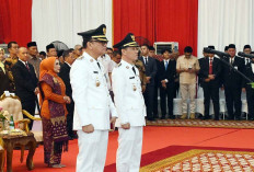 Danrem 044/Gapo Hadiri Pelantikan Joncik Muhammad-Arifai, Bupati dan Wakil Bupati Empat Lawang Terpilih