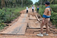 Perbaiki Jembatan Desa Warga Mulya 