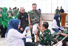 Setetes Darah untuk Negeri, Korem 044/Gapo Rayakan HUT ke-45 dengan Aksi Kemanusiaan