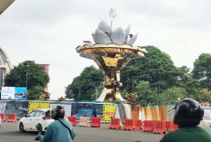 Desain Baru Bundaran Air Mancur Masjid Agung Palembang