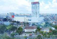 Keindahan Kota Palembang dari Ketinggian Menara Bank Mandiri