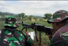 Latihan Pengunaan Senjata, Prajurit Yonif 144/JY Gelar MTT Jelang Penugasan