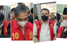 Ridwan Mukti  Tersangka  Korupsi  Penerbitan Izin Kebun Sawit Dijebloskan ke Rutan Pakjo  Palembang