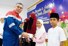 Kilang Pertamina Plaju Gelar Santunan dan Doa Bersama, Libatkan 50 Anak Yatim Dhuafa