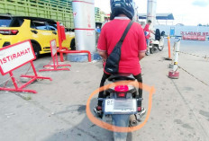 No Polisi Kendaraan Motor di Tutup Masker