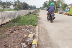 Batu Pembatas Jalan Banyak Rusak