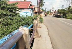 Akhirnya Besi Jembatan di Gandus Hilang