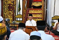 Kemenag Sumsel Sampaikan Tausiyah Jelang Berbuka di Masjid Agung Palembang