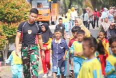 Ajak Anak-Anak TK Outbound dan Edukasi Militer