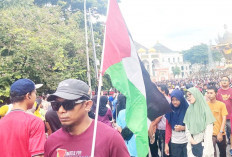 Bendera Palestina Hadir di Car Free Day