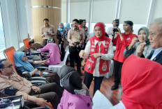 Jelang HUT ke-66, Direksi dan Karyawan Bank Sumsel Babel Gelar Donor Darah