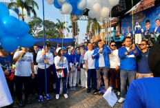 Semarak, Jalan Santai DPW PAN Sumsel Dihadiri Ribuan Masyarakat 