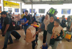 Arus Balik Penumpang Kereta Api Ramai