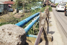 Wow, Besi Jembatan Pejalan Kaki Gandus Hilang Lagi