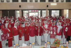 Wabup Apresiasi DWP Muara Enim Gelar Lomba dan Senam Bersama
