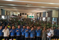 450 Linmas Pemkot Prabumulih Terima Honor Triwulan III