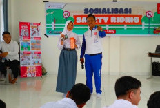 Astra Motor Sumsel Terus Gaungkan #Cari_Aman Melalui Edukasi Safety Riding di Sekolah