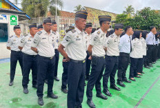 Petugas Lapas Tanjung Raja Gunakan Seragam Dinas Terbaru