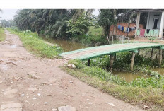 Wow, Ujung Jalan Cor Beton Karya Jaya Lebong Gajah Rusak Parah