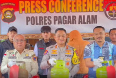 Polres Pagar Alam Amankan Oknum Pangkalan Gas 3 Kg yang Nakal