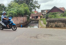 Besi Penahan Jembatan Pejalan Kaki Tak Kunjung di Perbaiki 
