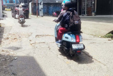 Awas Jalan Malaka Sukabangun Banyak Lubang Besar