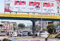 Baliho Pemilihan Gubernur Sumsel, KPU Sumsel Tetapkan 3 Calon Gubernur dan Calon Wakil Gubernur Sumsel