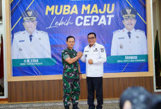 Pangdam II/Swj Sambangi Kabupaten Muba