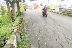 Jalan Menuju Dua Jembatan Lapangan Tembak JSC Butuh Perbaikan