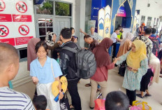 Arus Balik Lebaran H+4, Stasiun Kereta Api Lubuklinggau Ramai Lancar