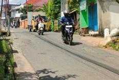 Got dan jalan di kawasan Letnan Murod Kembali Rusak