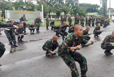 116 Siswa Dikma Tamtama TNI-AD Dilatih Loncat Kendaraan