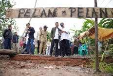Sat Set, Muchendi Cek Langsung Jembatan Rusak di Desa Kandis