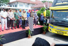 Berangkat, 880 Penumpang Bus Mudik Gratis