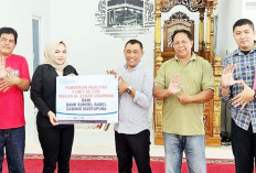 Peduli Rumah Ibadah, Bank Sumsel Babel Bantu Fasilitas Masjid di Cidawang