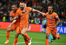 Euro 2024 ,  Belanda Tantang Inggris di  semifinal Usai Gusur Turki 2-1