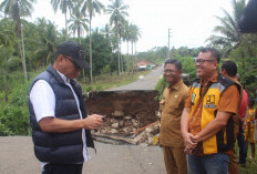 Jalan Provinsi Amblas, Bupati Empat Lawang Joncik Muhmmad Tinjau Langsung