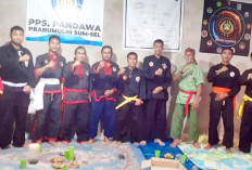 Perguruan Pencak Silat dan Karateka Prabumulih Latihan Bersama